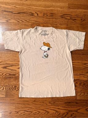 Snoopy Graphic Tee with Cowboy Hat